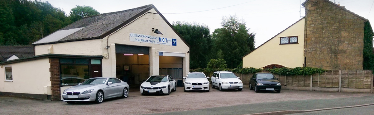 Outside of our MOT station garage in Wrexham - MOT Wrexham